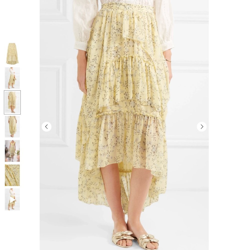 Ulla Johnson - Floral Cascade Skirt